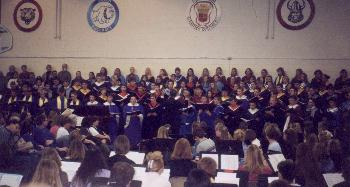 Photograph of Iowa Honors Choir