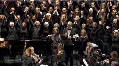 A photo of the Chapel Hill Community Chorus