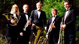 A photo of the Constitution Brass Quintet