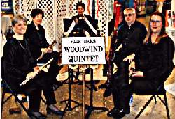 A photo of the Fair Oaks Woodwind Quintet