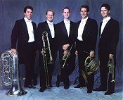 A photo of the Florida Brass Quintet