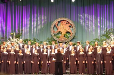 Photograph of the North Harford High School A Cappella Chorus